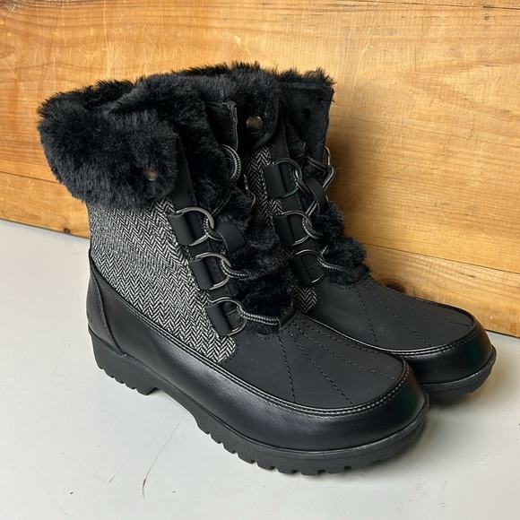 NIB Women’s Football JBU Herringbone Black Lightweight Winter Boot - Picture 4 of 6